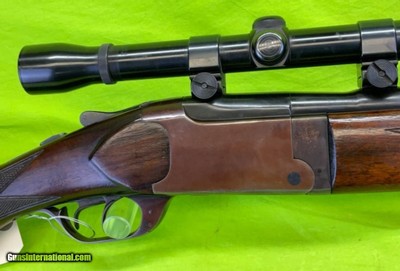 Custom Marlin Model 90 O/U Combination Gun MFG 1951 25 In 225 Win x 12 Ga - Image 3 of 13