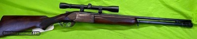 Custom Marlin Model 90 O/U Combination Gun MFG 1951 25 In 225 Win x 12 Ga