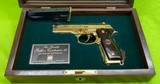 RARE BERETTA GOLDEN CENTURION 96D 40 S&W Cal DISPLAY CASE LIMITED EDITION ENGRAVED - 2 of 10