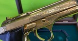 RARE BERETTA GOLDEN CENTURION 96D 40 S&W Cal DISPLAY CASE LIMITED EDITION ENGRAVED - 7 of 10