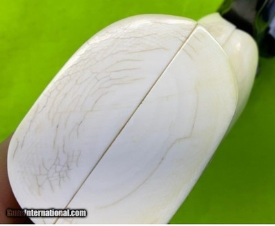 Exquisite Smith And Wesson S&W Factory Engraved 19 - 4 357 Mag Ivory Stocks - Image 7 of 17