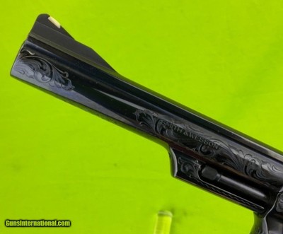 Exquisite Smith And Wesson S&W Factory Engraved 19 - 4 357 Mag Ivory Stocks - Image 4 of 17