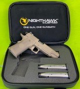 FDE TAN NIGHTHAWK GRP SANDHAWK 2011 RECON 9MM LUGER IOS OPTIC READY 5 Inch 9x19 - 1 of 8