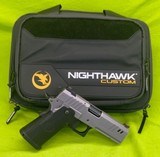 NIGHTHAWK CUSTOM 2011 BDS9 COMMANDER DOUBLE STACK 9MM IOS SILVER DLC BDS 9 - 1 of 9