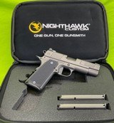 NIGHTHAWK CUSTOM DELEGATE 1911 OFFICER 9MM LUGER COMPACT CARRY RMR READY - 1 of 8