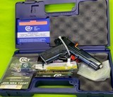 TALO LIMITED COLT 1911 38 SUPER COBALT BLUE GOVERNMENT 1 OF 300 5 Inch - 1 of 8