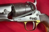 Colt Custom Shop 1860 Army Revolver 44 Cal Black Powder Electroless Nickel Finish - 8 of 10