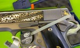 TALO LIMITED COLT 1911 38 SUPER DAY OF THE DEAD ENGRAVED 1 OF 500 RARE - 3 of 10