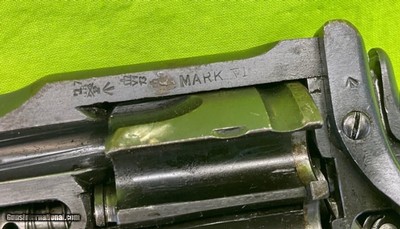 British Webley 455 Factory Cut Away 6 In 1917 Dated MKVI WWI Mark VI War - Image 5 of 8