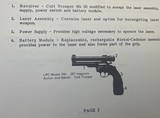 RARE Custom COLT Trooper MKIII Mark 3 357 Magnum MFG 1978 LAW Laser Letter - 3 of 11