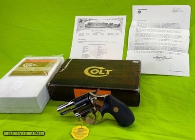 RARE Colt Cobra Factory Two Tone Bright Polished Pinto 38 Special Davidsons 1 Of 200