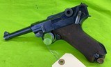 GERMAN P08 9MM LUGER DOUBLE DATED POLICE 2 DIGIT SERIAL MATCHING C&R - 1 of 12