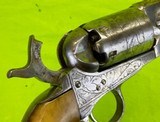 SERIAL NUMBER 1 ANTIQUE COLT NAVY COPY ENGRAVED NICKEL BELGIUM BREVETTE - 9 of 12