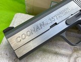 RARE STAINLESS COONAN ARMS 1911 COMMANDER COMPACT CADET 357 MAG CARRY - 7 of 8