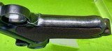 GERMAN 9MM 1917 Date WWI LUGER ARTILLERY SHOOTER WWII ERFURT Curio C&R - 14 of 15