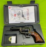 LIMITED RUGER VAQUERO 45 COLT 3.75” SHERIFF EXCLUSIVE COLLECTOR CASE COLOR 1999