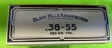 Black Hills 38-55 Winchester WCF Cowboy 255 Gr FNL Lead 20 Rounds Per Box - 1 of 4