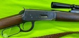 Winchester 94 1894 Flat Band War Time Scout 30-30 WCF 20 In Carbine Lever - 3 of 12