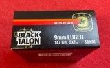 WINCHESTER BLACK TALON Supreme 9MM LUGER 9X19 COLLECTOR Ammo - 1 of 4