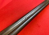 ENGLISH DOUBLE BARREL 8 GA Bore PERCUSSION SHOTGUN ISAAC HOLLIS & SONS 1870’s - 5 of 16