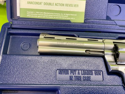 RARE Colt ANACONDA Special Order Quad Magna Port 6 In MFG 1995 Stainless SS - Image 4 of 19