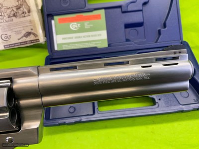 RARE Colt ANACONDA Special Order Quad Magna Port 6 In MFG 1995 Stainless SS - Image 13 of 19