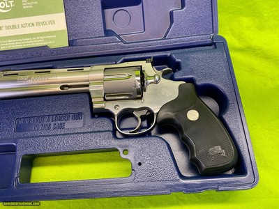 RARE Colt ANACONDA Special Order Quad Magna Port 6 In MFG 1995 Stainless SS - Image 6 of 19