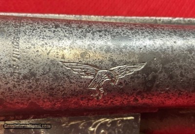 RARE WWII M30 GERMAN LUFTWAFFE J.P. SAUER DRILLING RIFLE COMBO 9.3x74R 12 Ga - Image 13 of 14