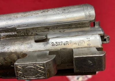 RARE WWII M30 GERMAN LUFTWAFFE J.P. SAUER DRILLING RIFLE COMBO 9.3x74R 12 Ga - Image 7 of 14
