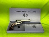 United Sporting Arms Seville Stainless 375 Super Mag 5 1/2 In Octagon SAA