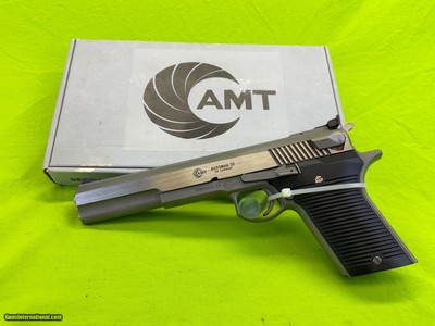 AMT Irwindale Semi Auto Automag III 30 Carbine 6 3/8 Box Papers Auto Mag