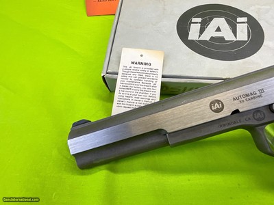 IAI AMT Irwindale Semi Auto Automag III 30 Carbine 6 3/8 Box Paper Auto Mag - Image 2 of 19