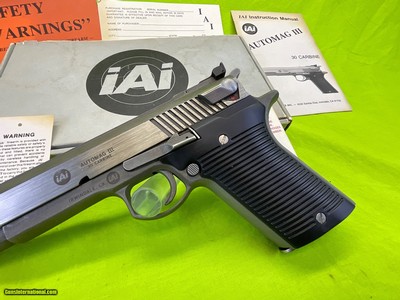 IAI AMT Irwindale Semi Auto Automag III 30 Carbine 6 3/8 Box Paper Auto Mag - Image 5 of 19