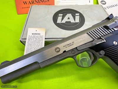 IAI AMT Irwindale Semi Auto Automag III 30 Carbine 6 3/8 Box Paper Auto Mag - Image 3 of 19