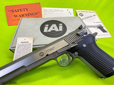 IAI AMT Irwindale Semi Auto Automag III 30 Carbine 6 3/8 Box Paper Auto Mag - Image 4 of 19