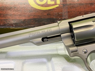 Colt Trooper MKIII MK III Mark 3 8 Inch Electroless Nickel .357 In Box 1978 - Image 5 of 18