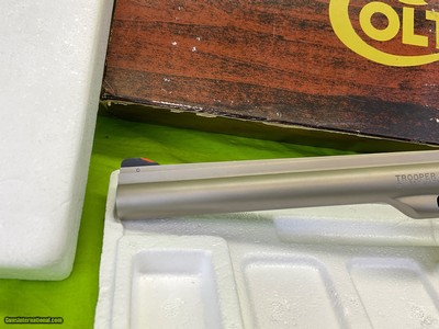 Colt Trooper MKIII MK III Mark 3 8 Inch Electroless Nickel .357 In Box 1978 - Image 3 of 18