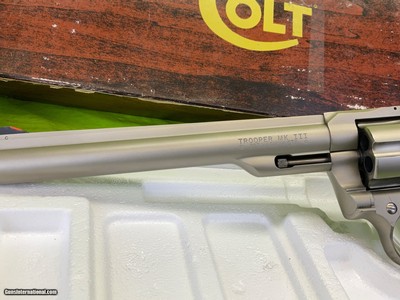Colt Trooper MKIII MK III Mark 3 8 Inch Electroless Nickel .357 In Box 1978 - Image 4 of 18