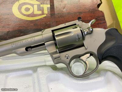 Colt Trooper MKIII MK III Mark 3 8 Inch Electroless Nickel .357 In Box 1978 - Image 6 of 18