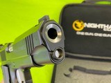 NEW Nighthawk Custom 1911 Warhawk 9MM Carry Pistol NHC Black Single Stack - 4 of 17