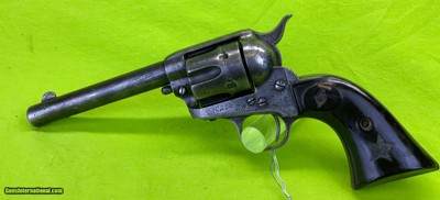 COLT 1ST GEN 1873 SINGLE ACTION ARMY SAA 45 5 1/2 Western Engraved 1902