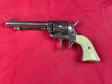 Colt Single Action Army SAA 1873 45 5 1/2 In 1898 1st Gen Nickel ANTIQUE - 1 of 20