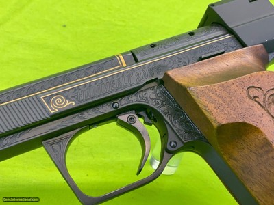 Hammerli Swiss Model 208S 208-S 22 LR Engraved Presentation Grade Semi Auto Target Pistol - Image 4 of 19