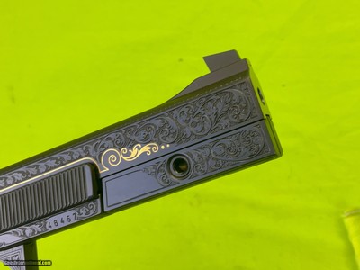 Hammerli Swiss Model 208S 208-S 22 LR Engraved Presentation Grade Semi Auto Target Pistol - Image 14 of 19