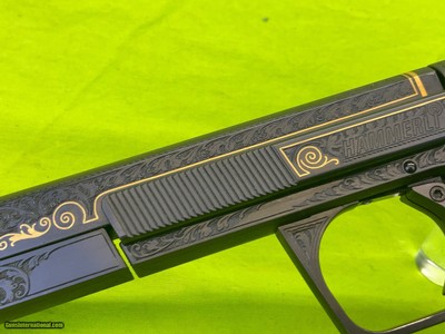 Hammerli Swiss Model 208S 208-S 22 LR Engraved Presentation Grade Semi Auto Target Pistol - Image 3 of 19