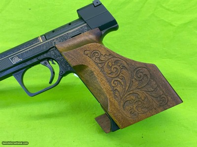 Hammerli Swiss Model 208S 208-S 22 LR Engraved Presentation Grade Semi Auto Target Pistol - Image 5 of 19