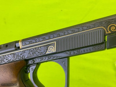 Hammerli Swiss Model 208S 208-S 22 LR Engraved Presentation Grade Semi Auto Target Pistol - Image 13 of 19