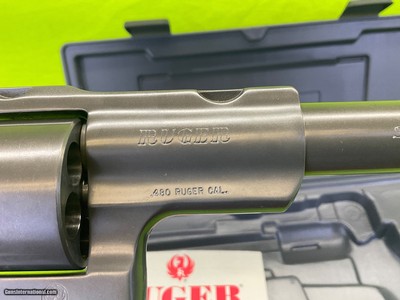 Ruger Super Redhawk 480 Ruger 7 1/2 Revolver Red Eggshell Matte Gray Rings - Image 12 of 18