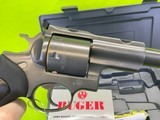 Ruger Super Redhawk 480 Ruger 7 1/2 Revolver Red Eggshell Matte Gray Rings - 10 of 18