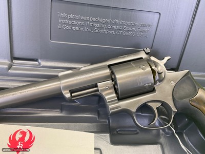 Ruger Super Redhawk 480 Ruger 7 1/2 Revolver Red Eggshell Matte Gray Rings - Image 4 of 18